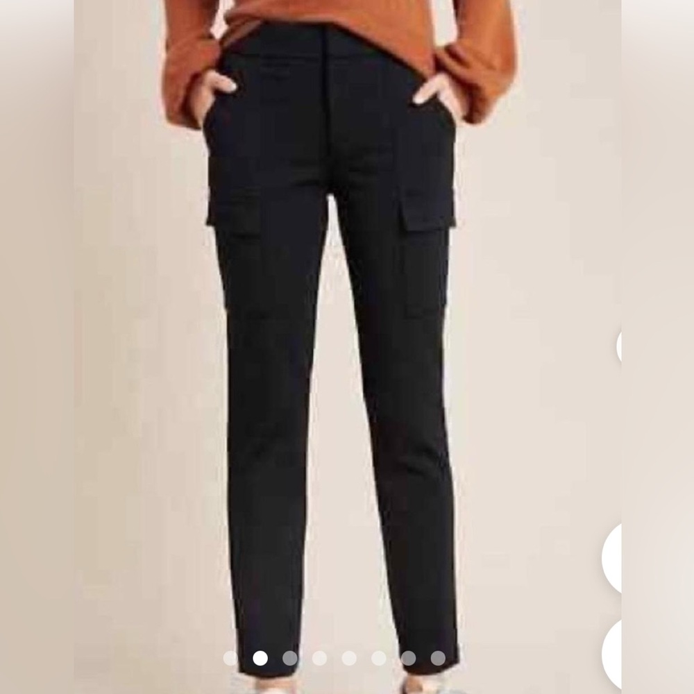 Anthropologie essential slim cropped cargo pants